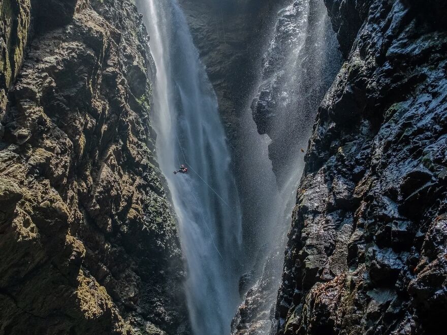 Cachoeira no Canyon do Dragão