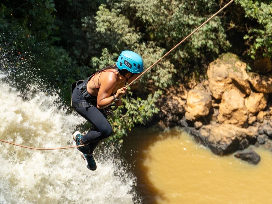 Balanço aberto no rope jump
