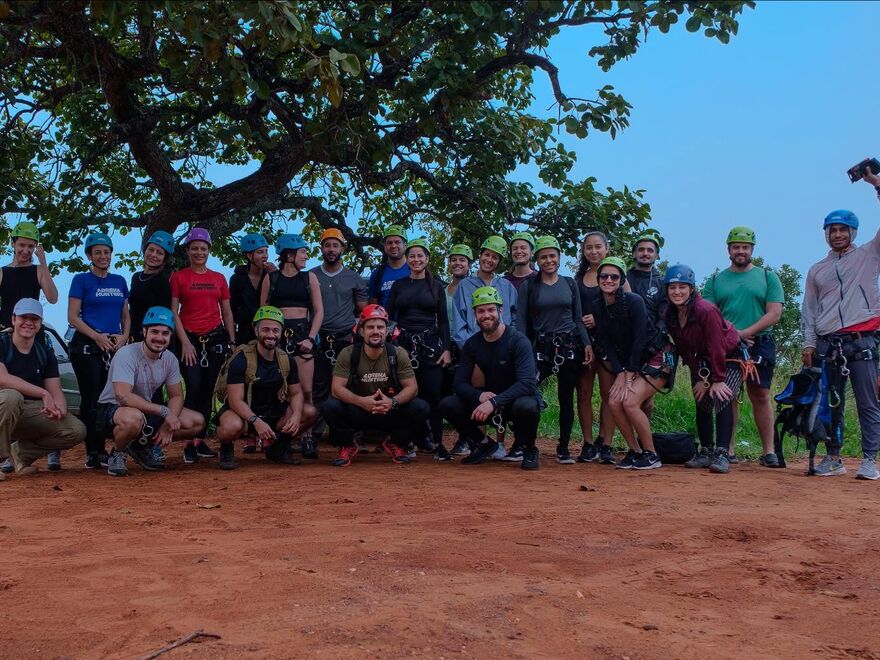 Time do dia na Cachoeira Tororó